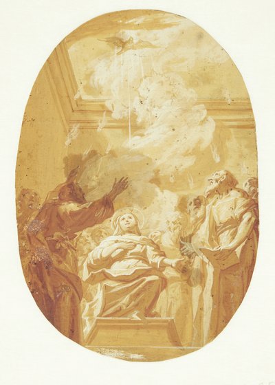 Pfingsten. Der Heilige Geist wird über die Apostel ausgegossen von Carlo Maratti