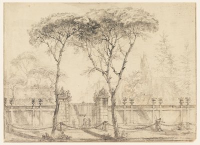 Am Tor einer Villa von Carlo Marchionni