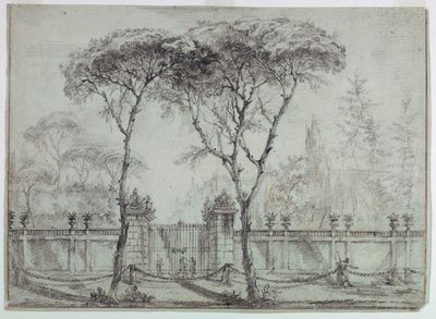 Am Tor einer Villa von Carlo Marchionni