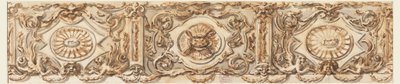 Entwurf für ein Fries, ca. 1770 von Carlo Marchionni