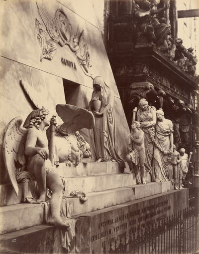 Canova-Denkmal, Frari-Kirche, Venedig von Carlo Naya