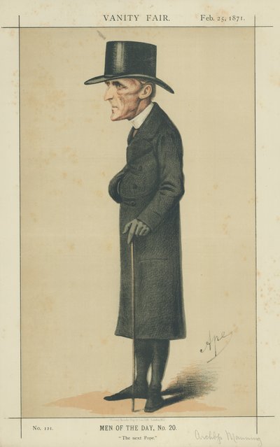 Erzbischof H. E. Manning von Carlo Pellegrini