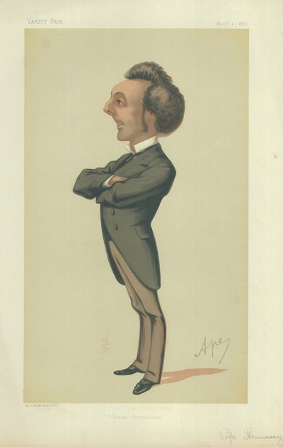 Seine Exzellenz Gouverneur John Pope Hennessy von Carlo Pellegrini