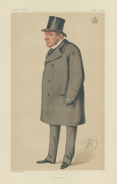 Lord Lyons (Farblithografie) von Carlo Pellegrini