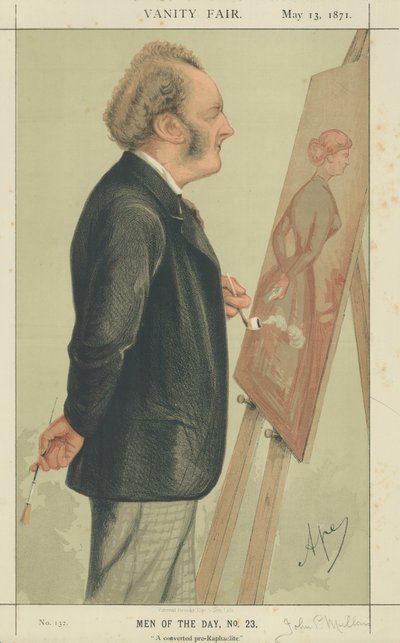 Herr John Everett Millais von Carlo Pellegrini