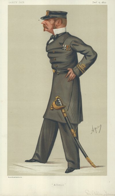 Sir Allen Young, Alleno, 15. Dezember 1877, Vanity Fair Karikatur von Carlo Pellegrini