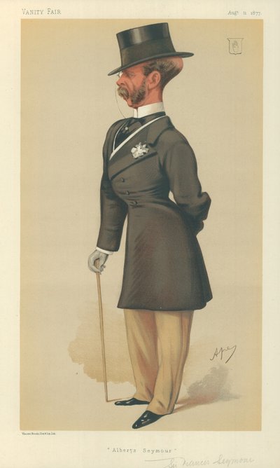 Sir Francis Seymour, Albert Seymour, 11. August 1877, Vanity Fair Karikatur von Carlo Pellegrini