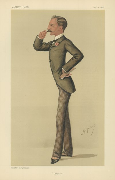 Der ehrenwerte Sidney Herbert (Farblithografie) von Carlo Pellegrini