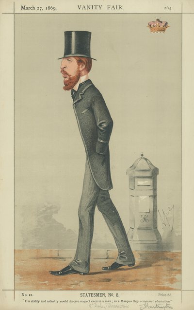 Der Marquis von Hartington von Carlo Pellegrini