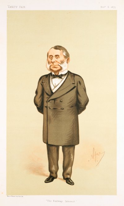 Das Eisenbahninteresse, 1875 von Carlo Pellegrini