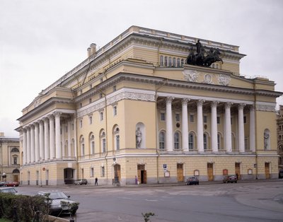 Das Alexandrinsky-Theater in Sankt Petersburg, 1828-1832 von Carlo Rossi