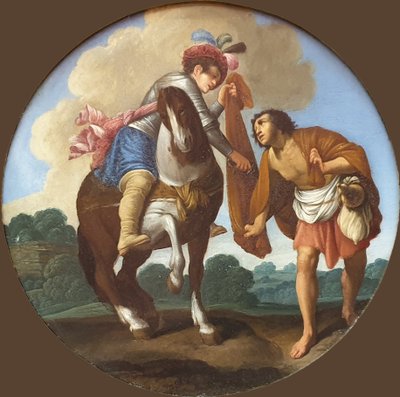 Der Heilige Martin und der Bettler von Carlo Saraceni