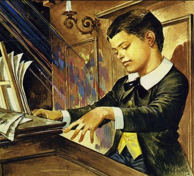 Albert Schweitzer als Junge von Carlos Gabriel Roume
