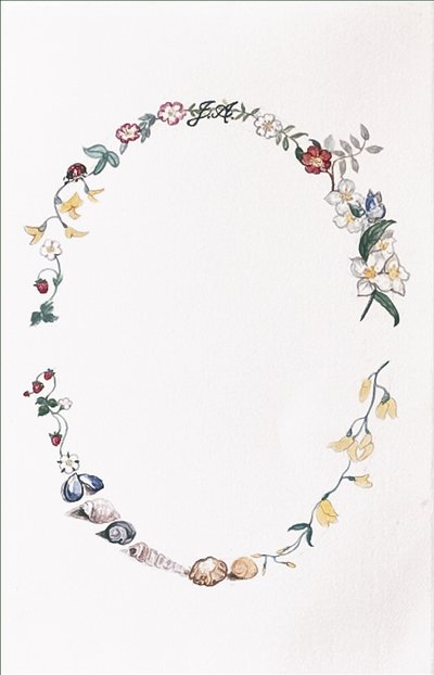 Jane Austen Girlande von Caroline Hervey Bathurst