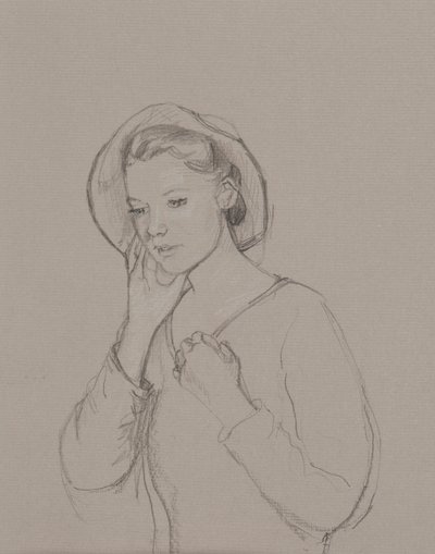 Studie für Elizabeth Bennet, 2011 von Caroline Hervey Bathurst