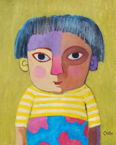 Verspieltes Kinderporträt von Caroline Roberts