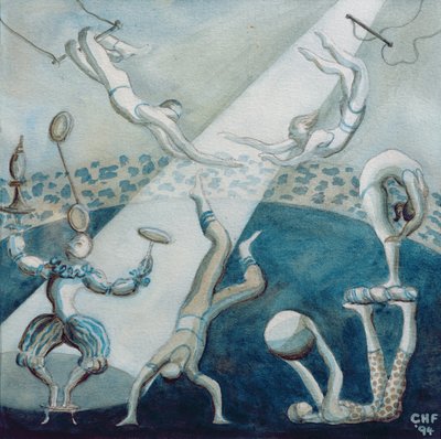 Zirkusszene I, 1994 von Carolyn Hubbard Ford