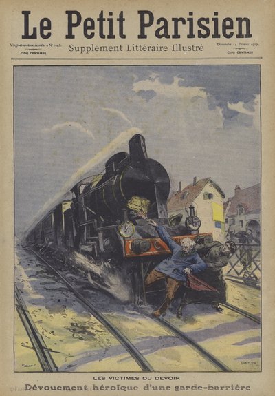 Heldenhafte Pflichterfüllung eines Bahnübergangswärters von Carrey