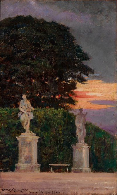 Ecke der Terrasse, Versailles von Carroll Beckwith