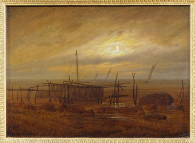 Am Meeresstrand von Caspar David Friedrich