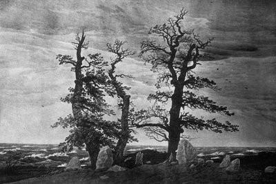 Dolmen am Meer von Caspar David Friedrich