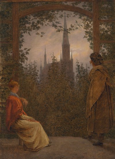 Gartenlaube von Caspar David Friedrich