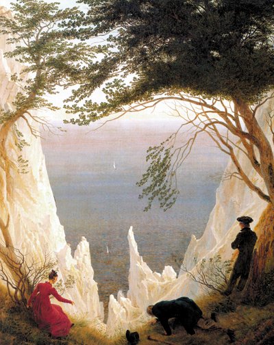 Kreidefelsen auf Rügen von Caspar David Friedrich
