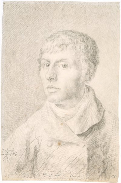 Selbstbildnis von Caspar David Friedrich