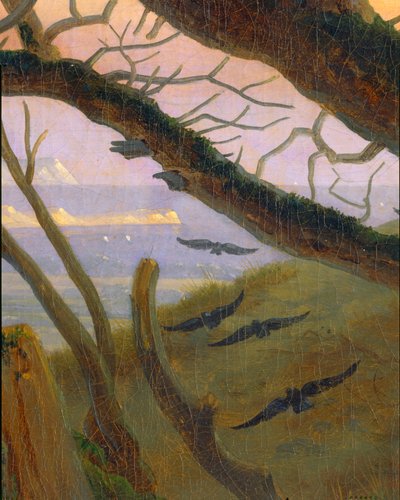 Der Baum der Krähen von Caspar David Friedrich