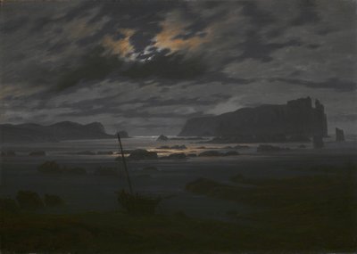 Nordsee im Mondlicht, ca. 1823 von Caspar David Friedrich