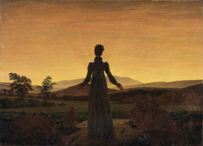 Frau vor der aufgehenden Sonne, ca. 1818 von Caspar David Friedrich