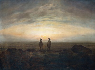 Zwei Männer am Meer von Caspar David Friedrich