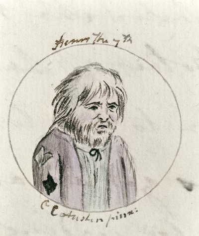 Heinrich VII., um 1790 von Cassandra Austen