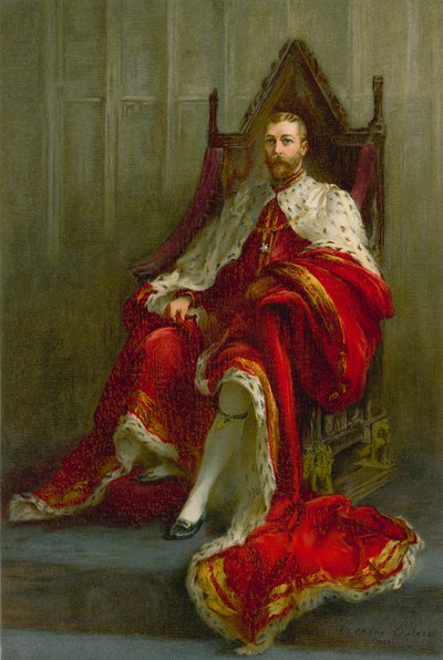 König Georg V., im Jahr seiner Krönung von Catherine Ouless