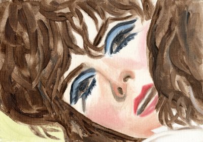 Myrtle (Blaue Lidschatten), 2024 von Cathy Lomax