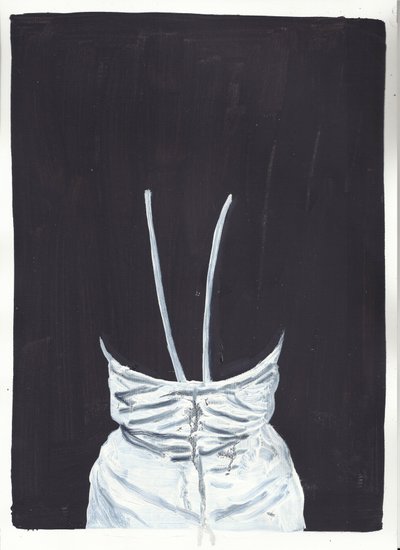 Das Mädchen oben 1, Rückseite von Cathy Lomax