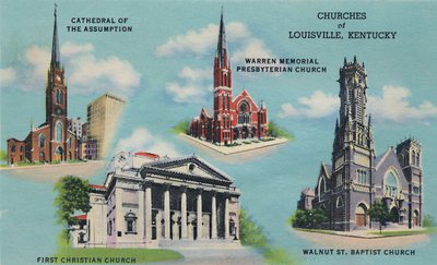 Kirchen von Louisville, Kentucky, 1942 von Caufield and Shook
