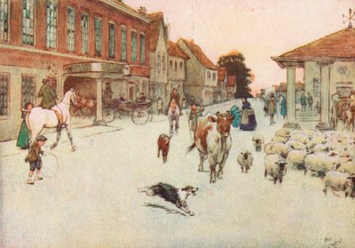 Als die Sonne unterging... Wir hielten am Principal Hotel auf dem Marktplatz von Cecil Charles Windsor Aldin