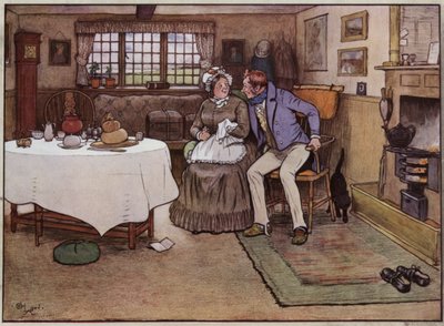 Illustration für The Pickwick Papers von Cecil Aldin von Cecil Charles Windsor Aldin