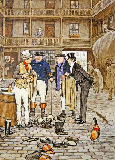 Sam im White Hart von Cecil Charles Windsor Aldin
