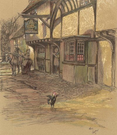 The Bell Inn, Waltham St Lawrence von Cecil Charles Windsor Aldin