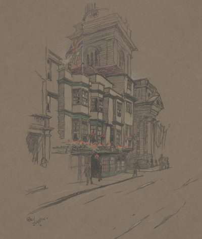 Ohne Titel (handkolorierte Lithographie) von Cecil Charles Windsor Aldin