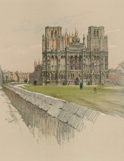 Kathedrale von Wells von Cecil Charles Windsor Aldin