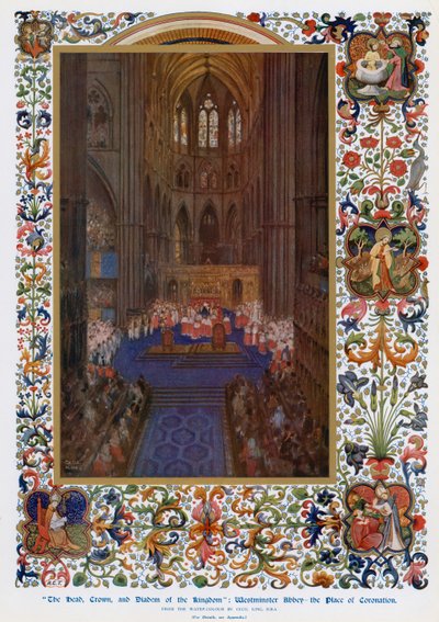 Westminster Abbey, der Ort der Krönung von Cecil King