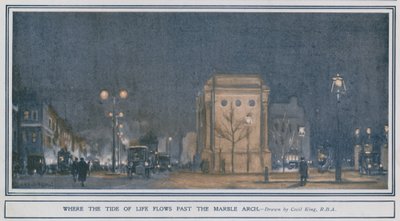 Wo der Strom des Lebens am Marble Arch vorbeifließt von Cecil King