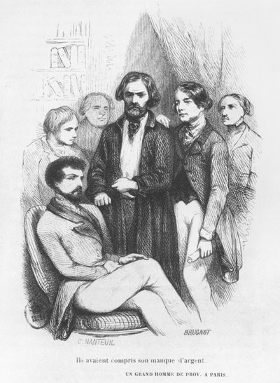 Sie verstanden seinen Geldmangel, Illustration aus 