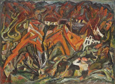 Blick auf das Dorf von Chaim Soutine