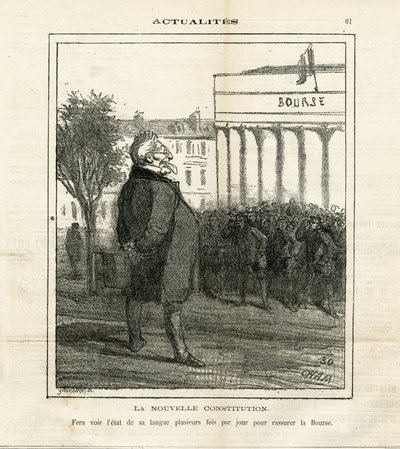 Illustration von Cham in Le Charivari von Amédée de Noé
