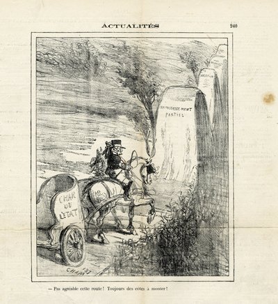 Illustration von Cham (1819-1879) in Le Charivari von Amédée de Noé