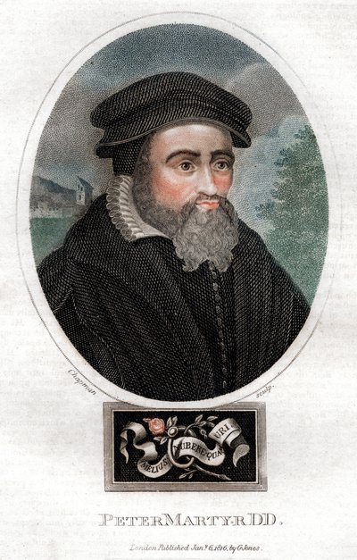 Pietro Martire Vermigli 1499-1562, italienischer Theologe, 1816 von Chapman and Co